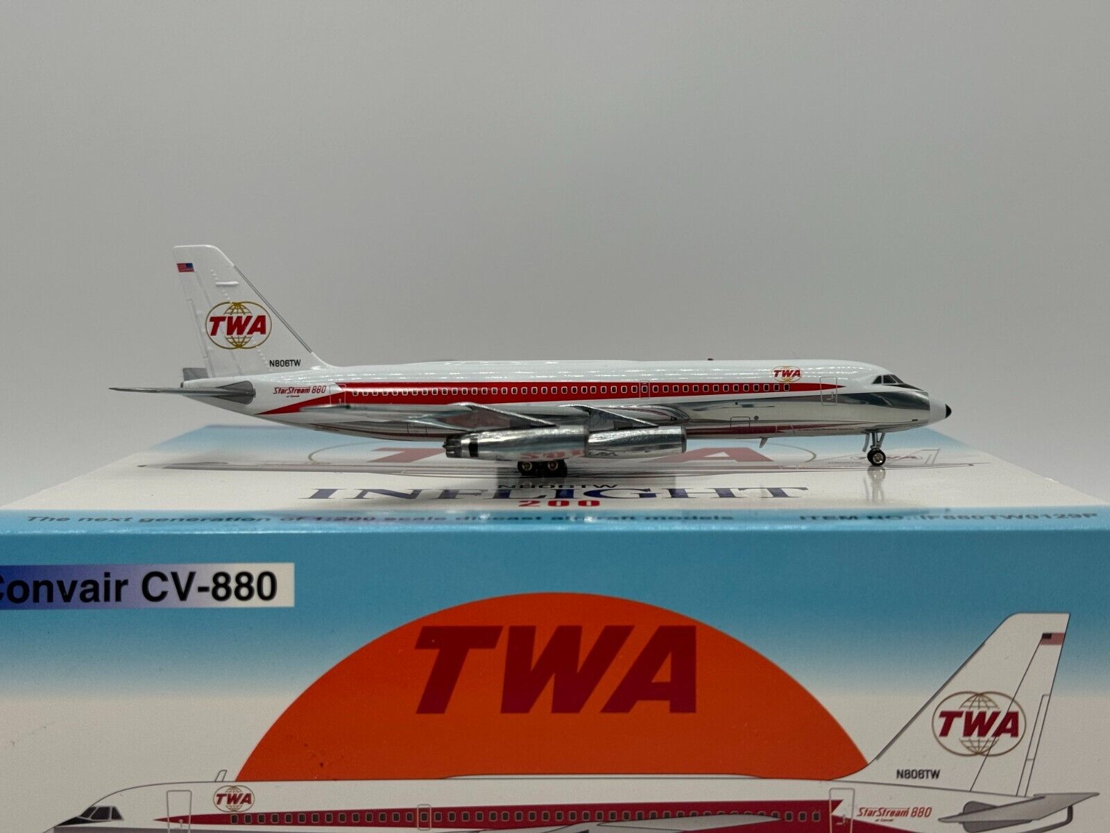 Inflight200 TWA Convair CV-880 N806TW Double Globe IF880TW0129P