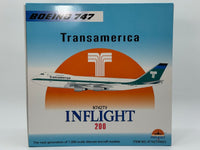 Inflight200 Transamerica Boeing 747-200 N742TV IF742TV0823 Brand New