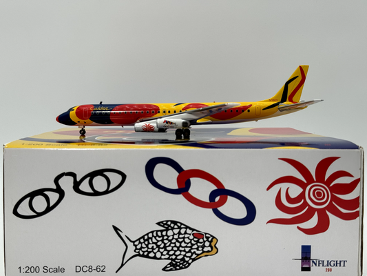 Inflight200 Braniff International Douglas DC-8 N1805 Calder IFDC8620811 Mint