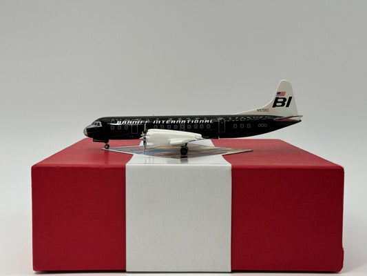 Western Models 1:200 Braniff Lockheed L-188 N9705C Jellybean Black CA9M6 Mint