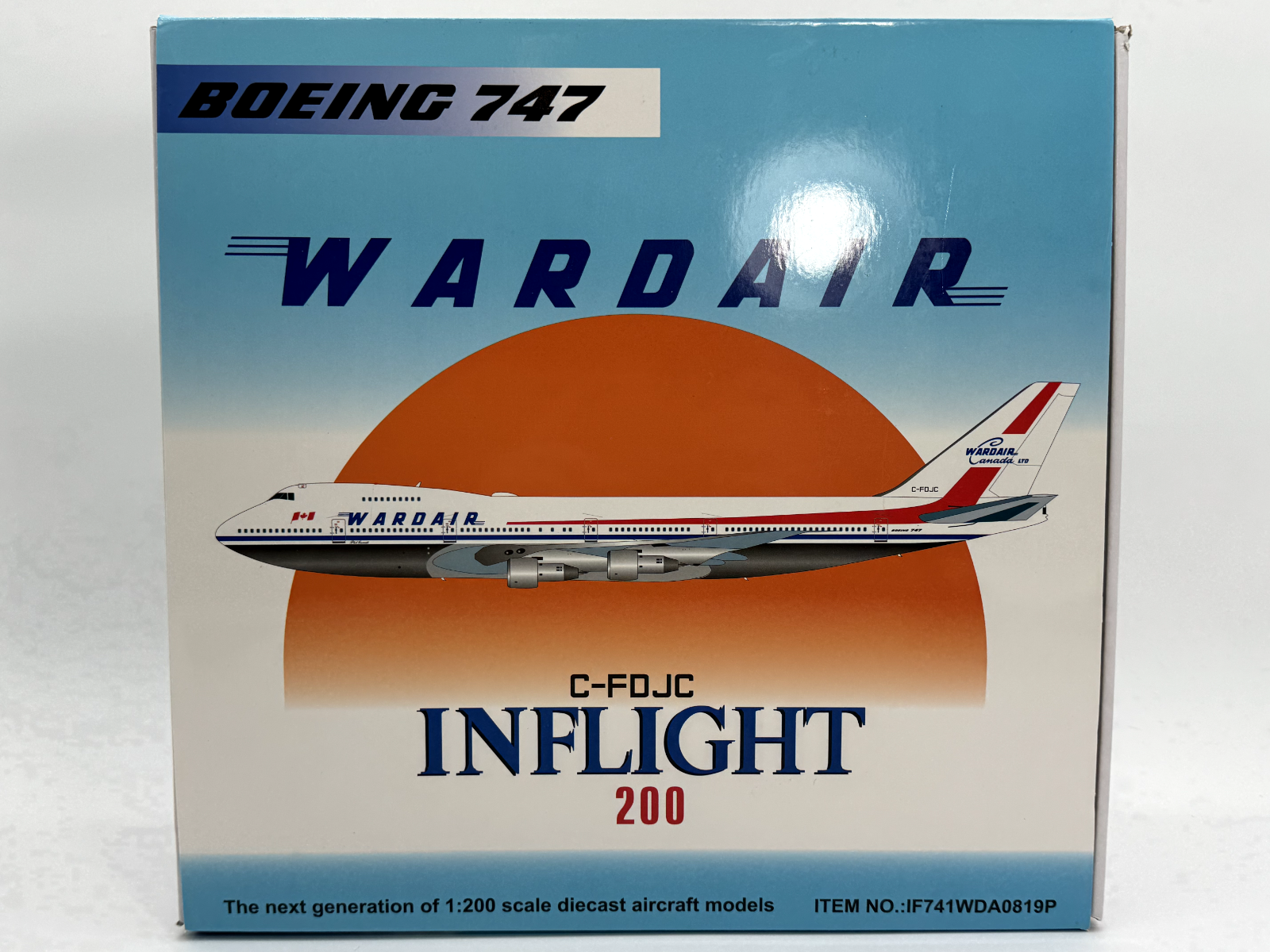 Inflight200 Wardair Canada Boeing 747-100 C-FDJC IF741WDA0819P Discontinued