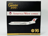 Gemini Jets 1:200 America West Fokker F-70 N528YV G2AWE238 Mint Condition