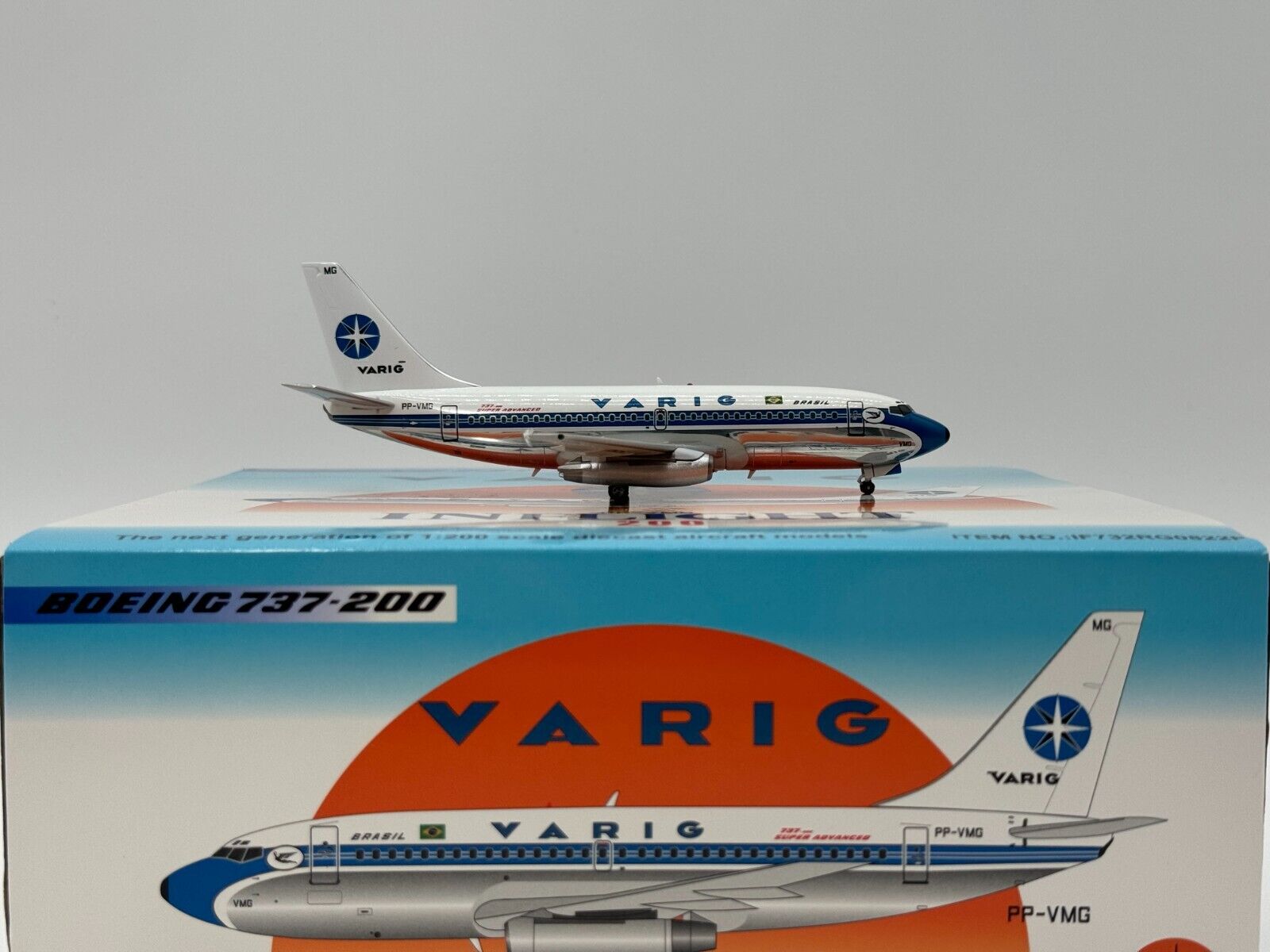Inflight200 VARIG Boeing 737-200 PP-VMG IF732RG0822P Mint Condition