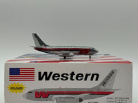 Inflight200 Western Airlines Boeing 737-200 N235WA Polished Metal IF7320911PA