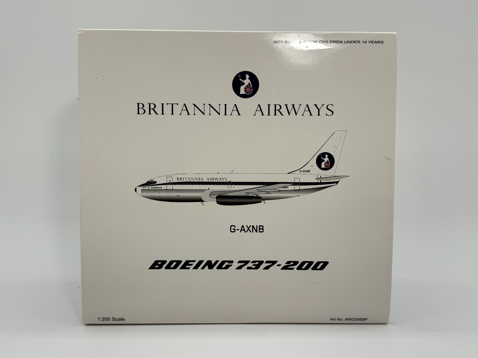 Inflight200 Britannia Boeing 737-200 G-AXNB ARD2069P Brand New