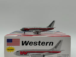 Inflight200 Western Airlines Boeing 737-200 N235WA Polished Metal IF7320911PA