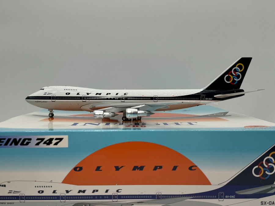 Inflight200 Olympic Air Boeing 747-100 SX-OAC IF742OA1024 Mint Condition