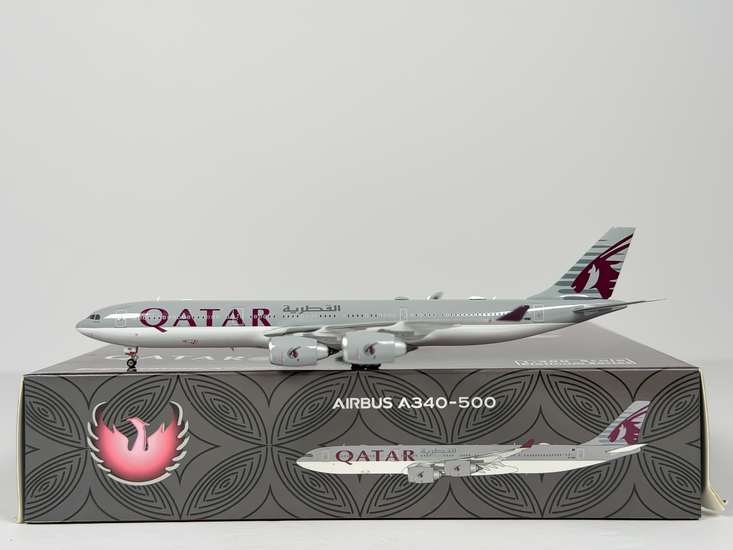 Qatar Airways Airbus A340-500 1:400 Phoenix A7-HHH (12035)