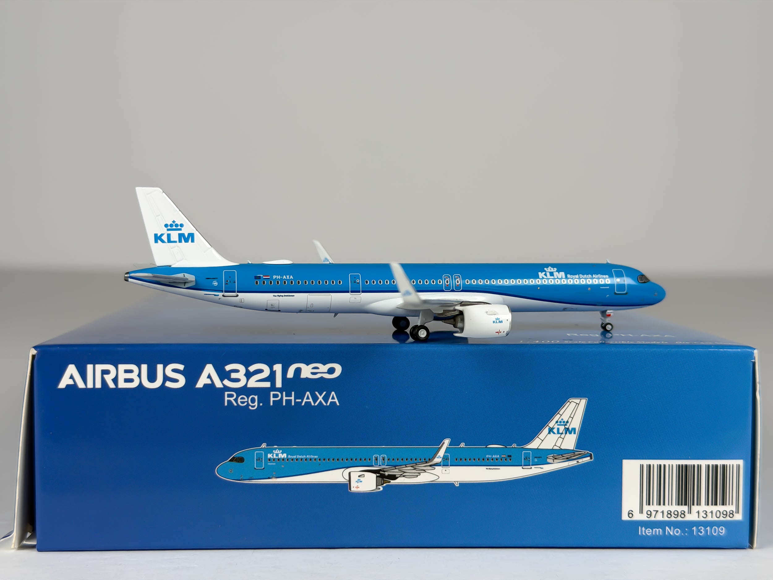 KLM Royal Dutch Airlines Airbus A321neo 1:400 NG Models PH-AXA (13109)