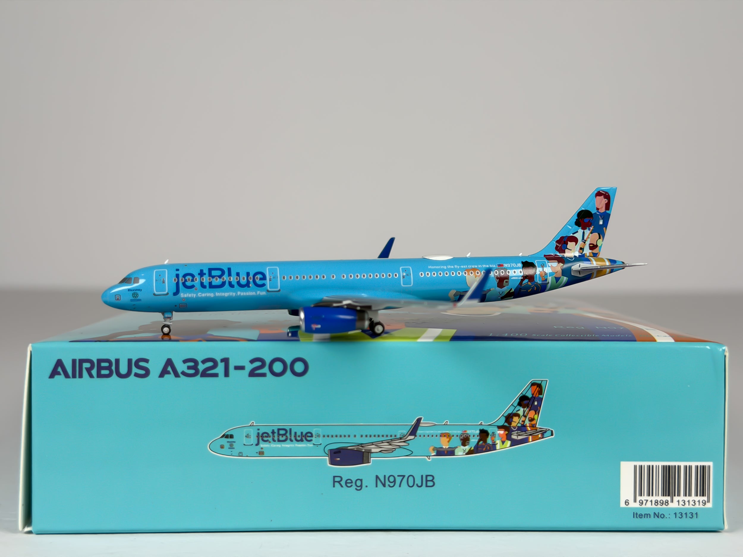 JetBlue Airways Airbus A321 1:400 NG Models N970JB (13131)