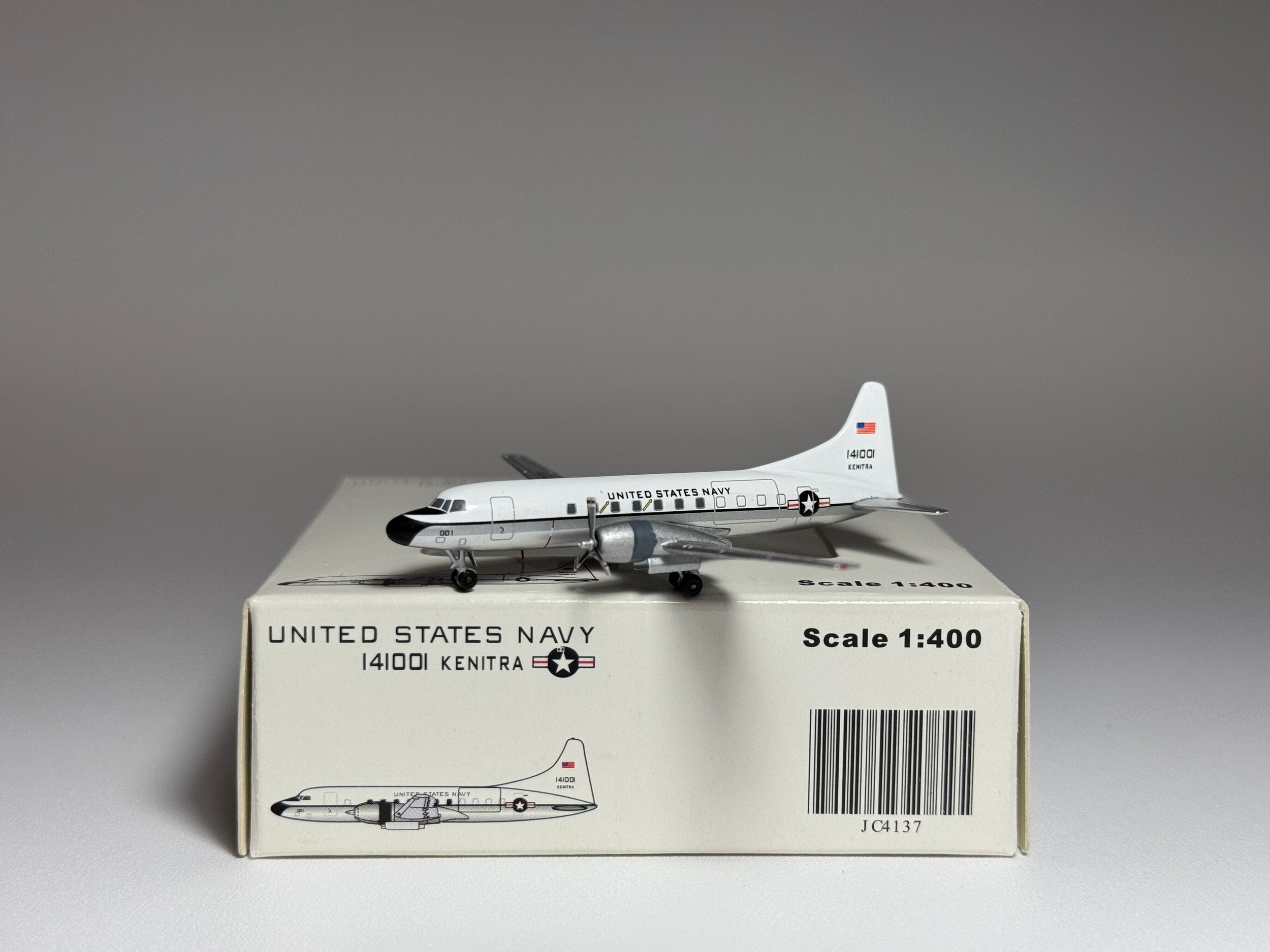 JC Wings 1:400 U.S Navy Convair CV-440 141001 Kenitra JC4137