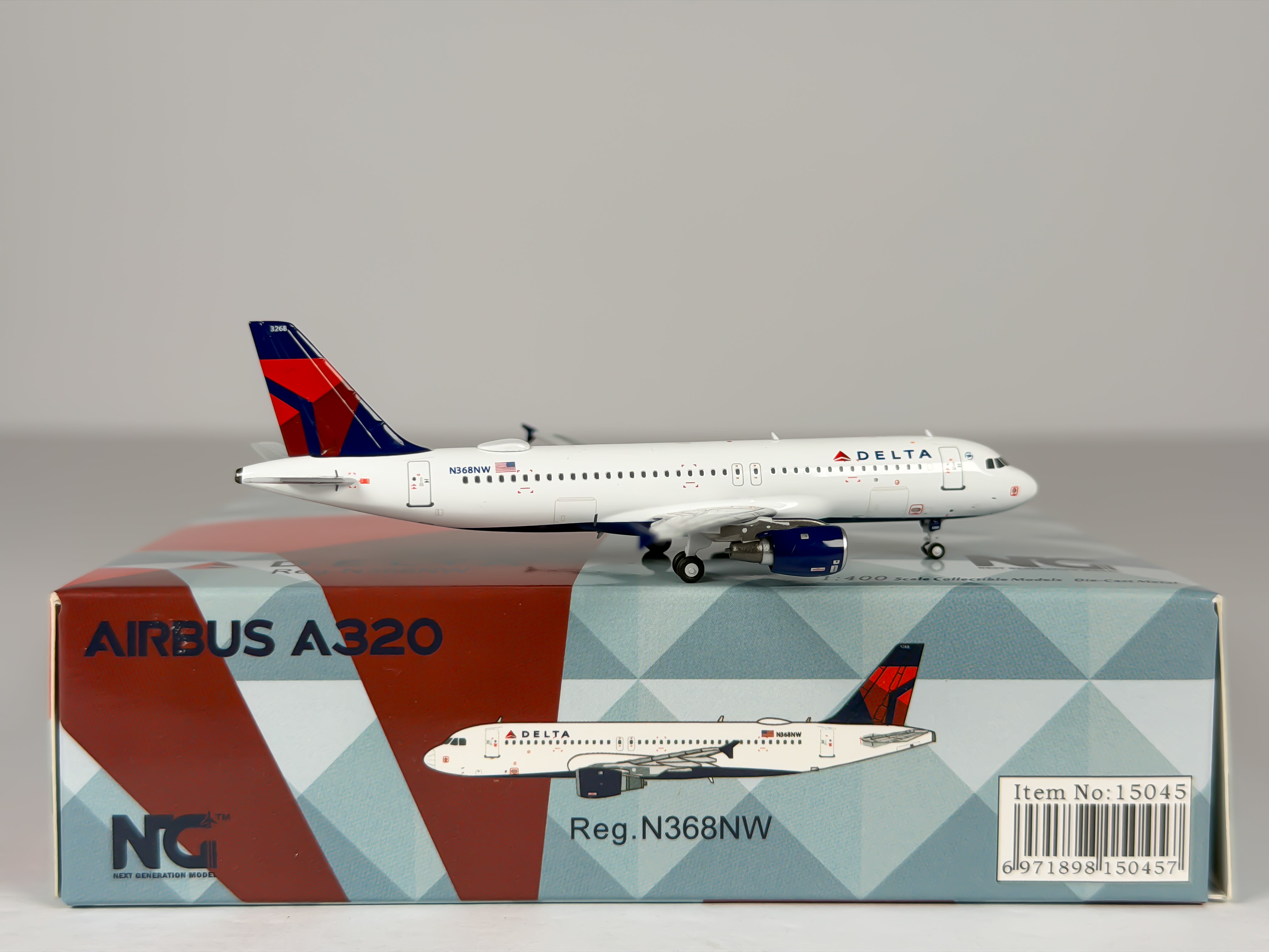 Delta Air Lines Airbus A320 1:400 NG Models N368NW (15045)
