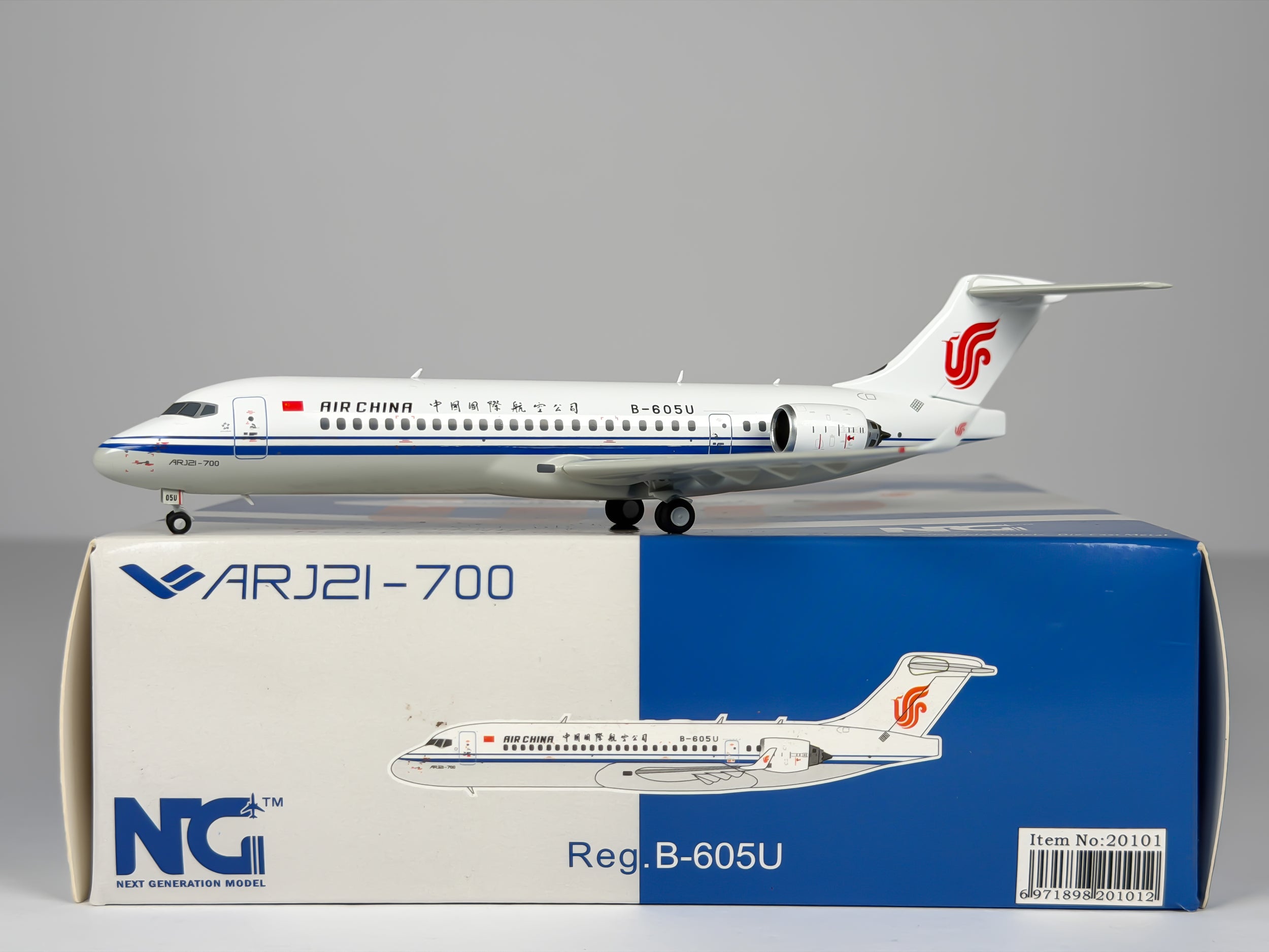 Air China COMAC ARJ21-700 1:200 NG Models B-605U (20101)
