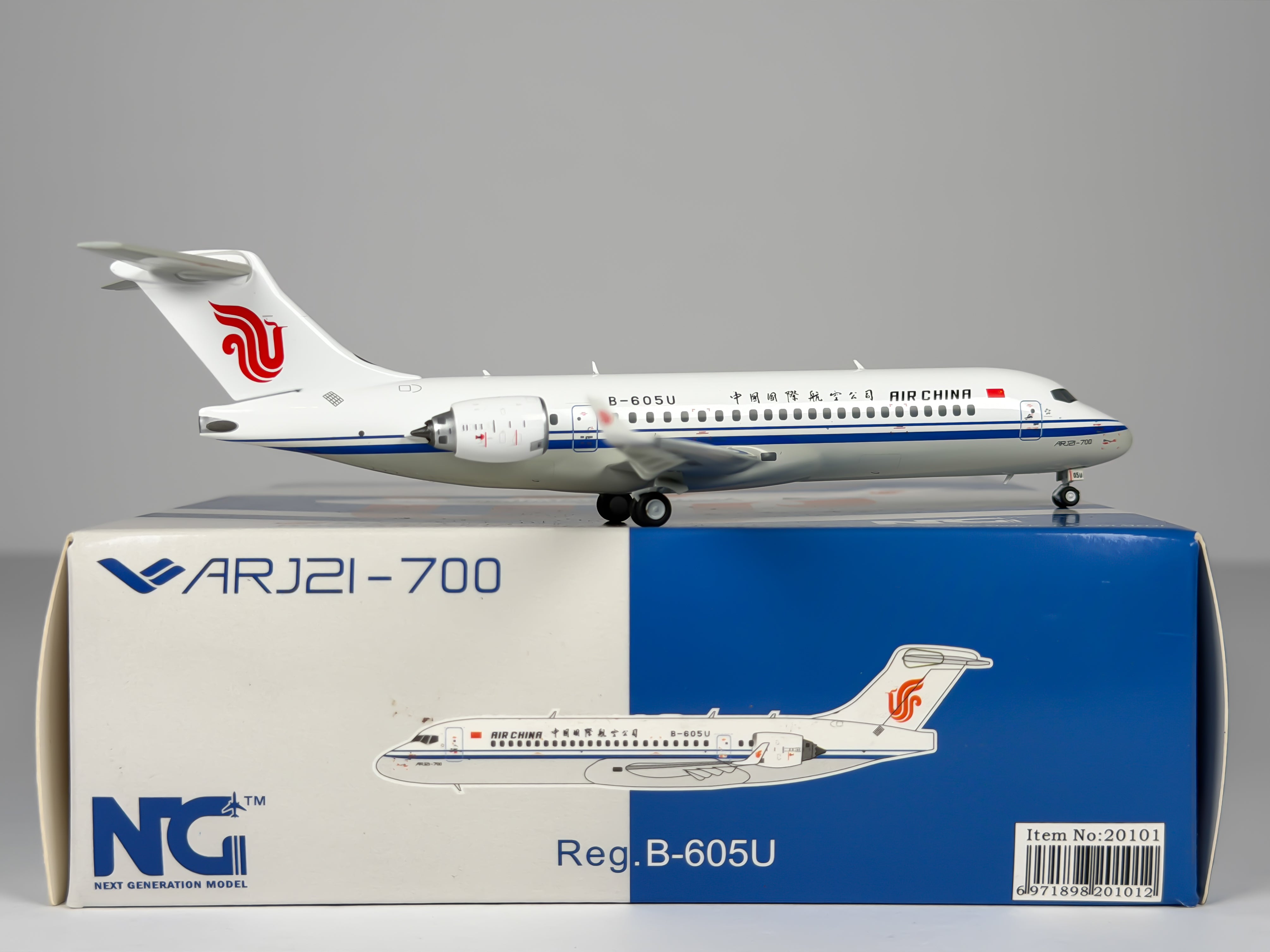 Air China COMAC ARJ21-700 1:200 NG Models B-605U (20101)