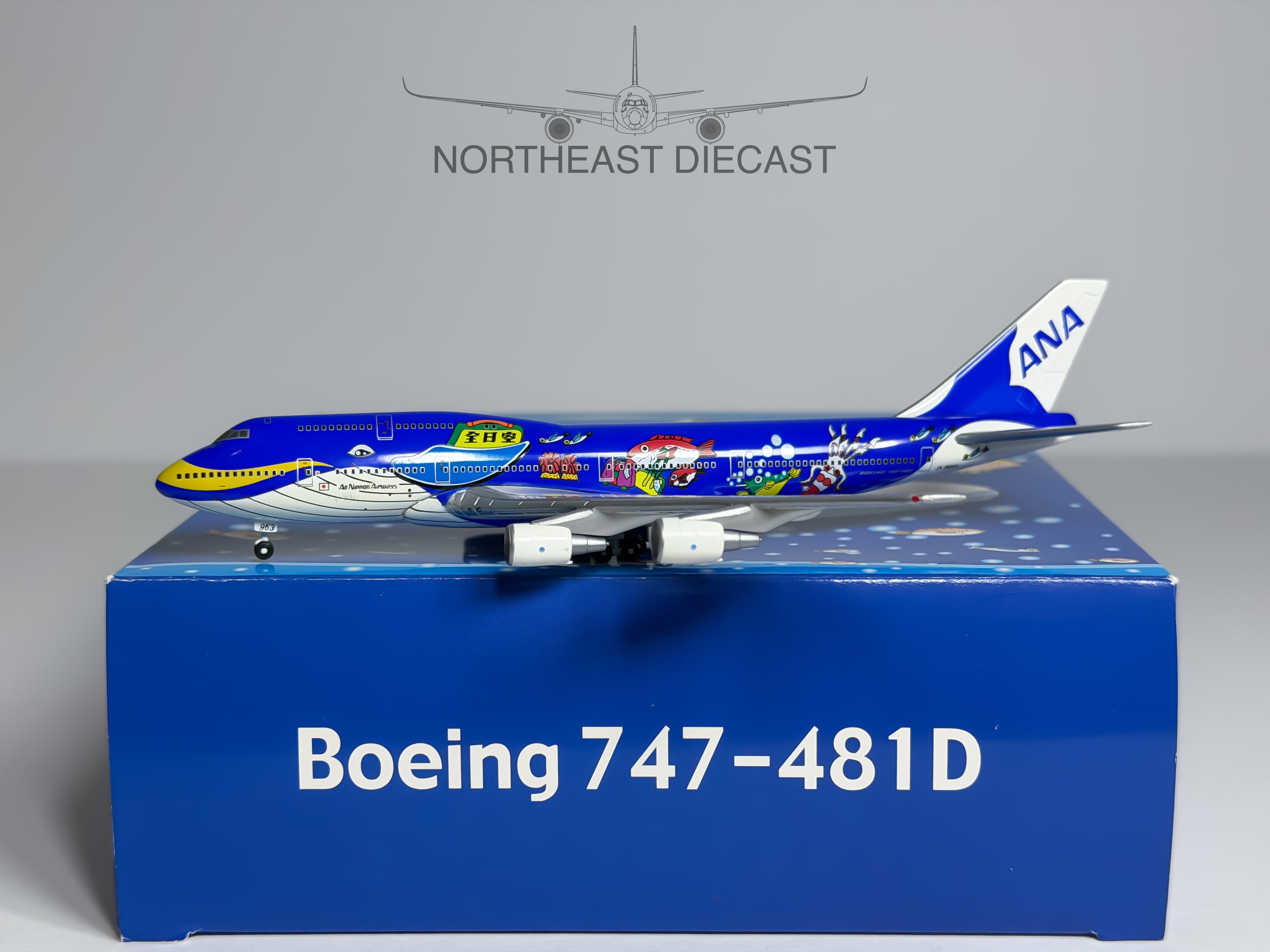 All Nippon Airlines (ANA) Boeing 747-400 1:400 Tucano Line JA8963 (280366)