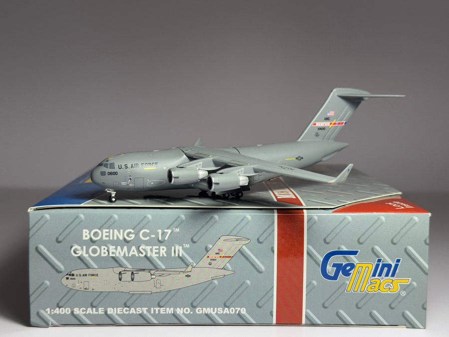 1:400 Gemini Jets USAF Boeing C-17 Globemaster III 30600 Memphis ANG GMUSA070