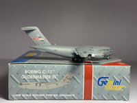 1:400 Gemini Jets USAF Boeing C-17 Globemaster III 30600 Memphis ANG GMUSA070