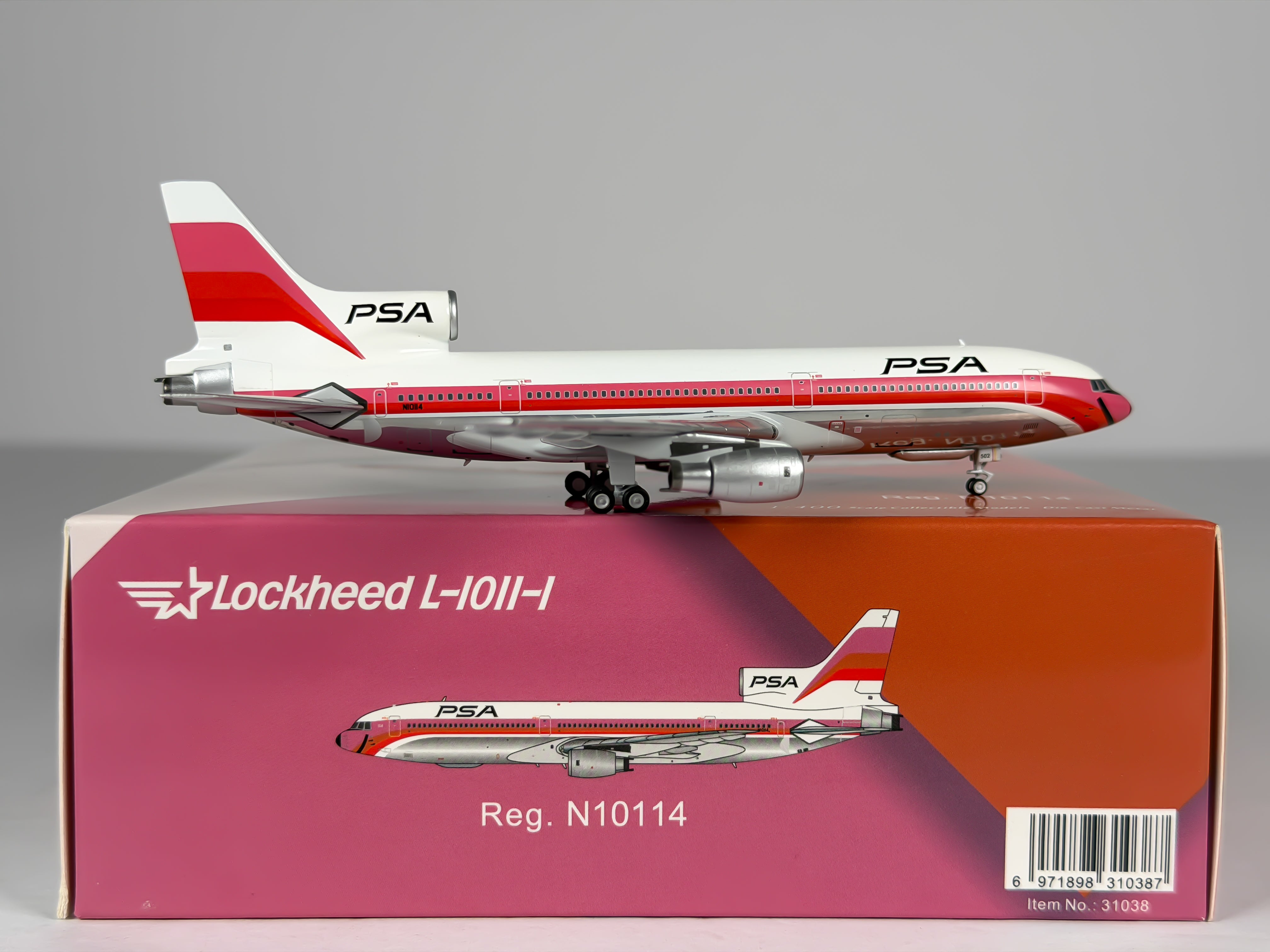 Pacific Southwest Airlines (PSA) Lockheed L-1011 1:400 NG Models N10114 (31038)