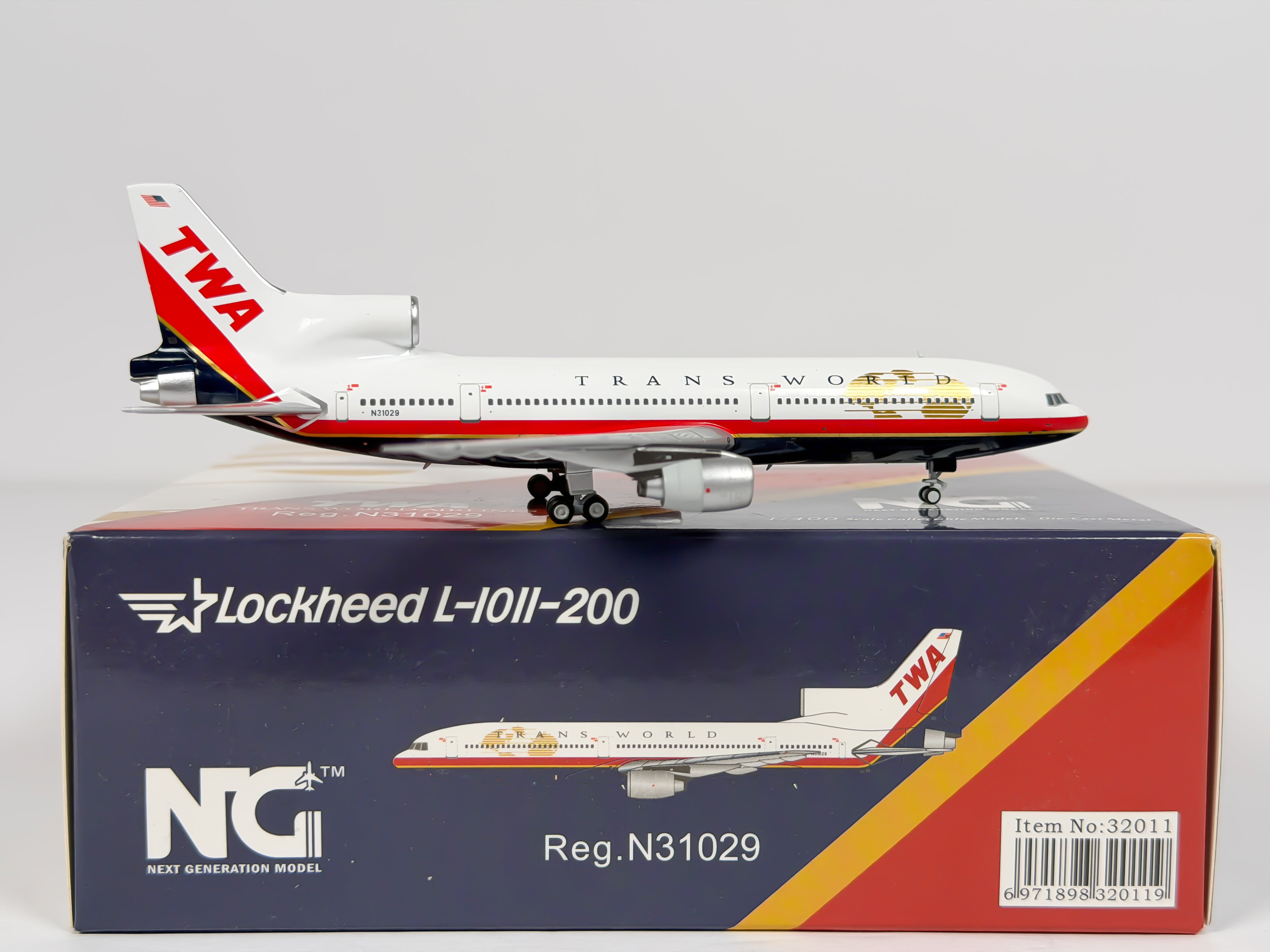 Trans World Airlines (TWA) Lockheed L-1011 1:200 NG Models N31029 (32011)