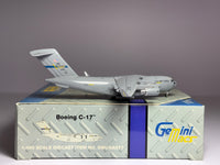 1:400 Gemini Jets USAF Boeing C-17 Globemaster III 33113 Mississippi ANG GMUSA017