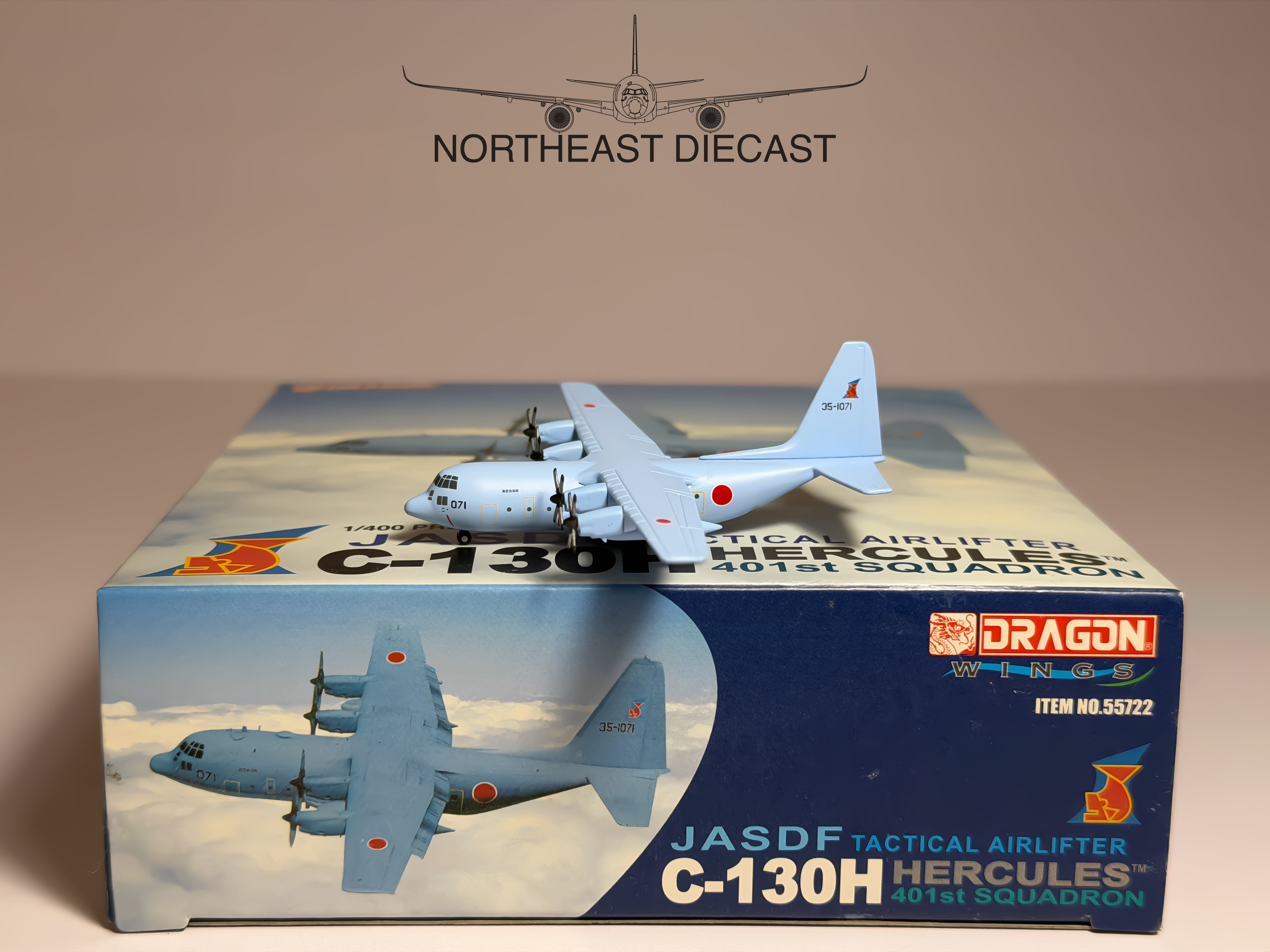 Japan Air Force Lockheed C-130 Hercules 1:400 Dragon Wings 35-1071 (55722)