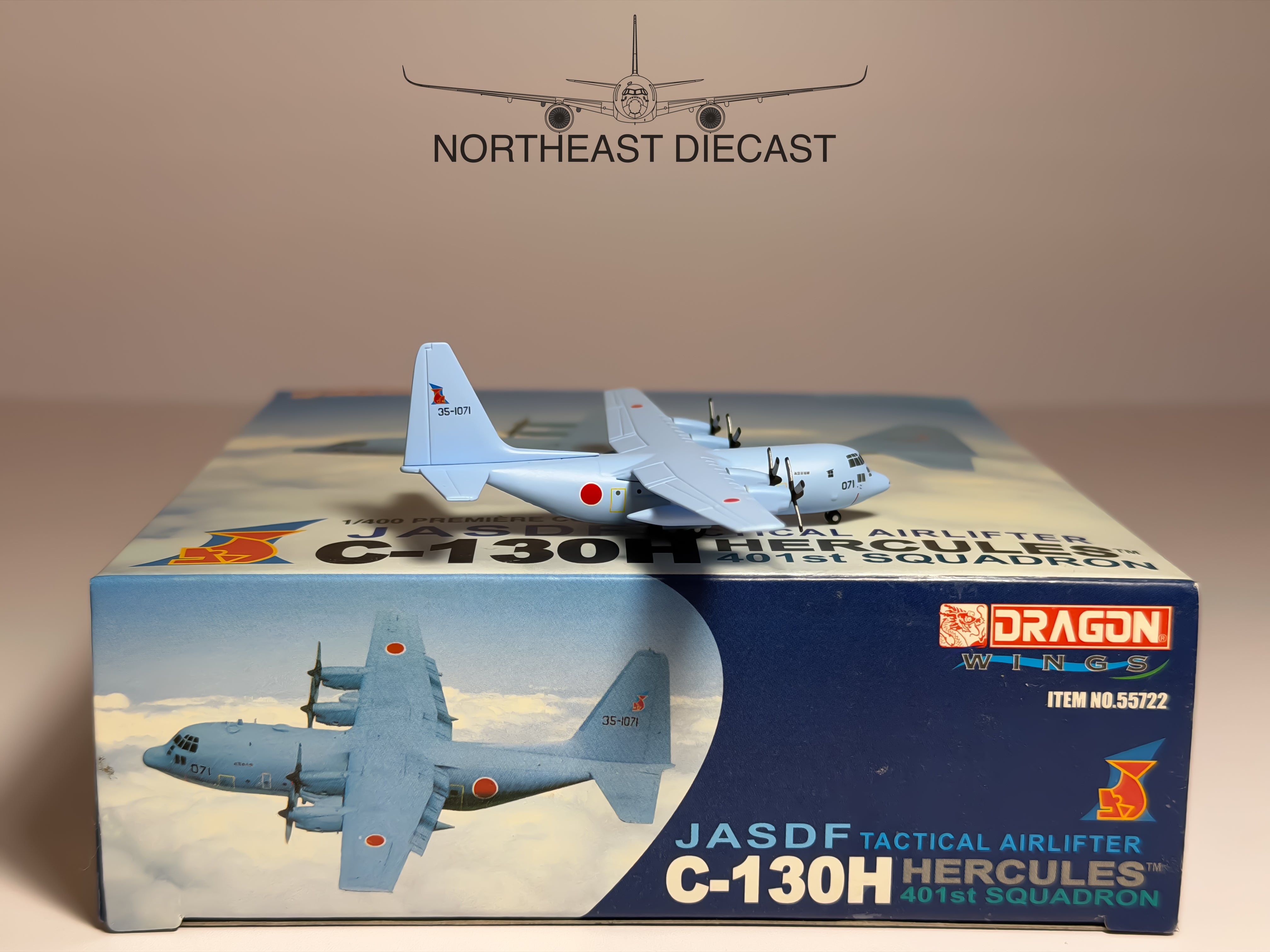 Japan Air Force Lockheed C-130 Hercules 1:400 Dragon Wings 35-1071 (55722)