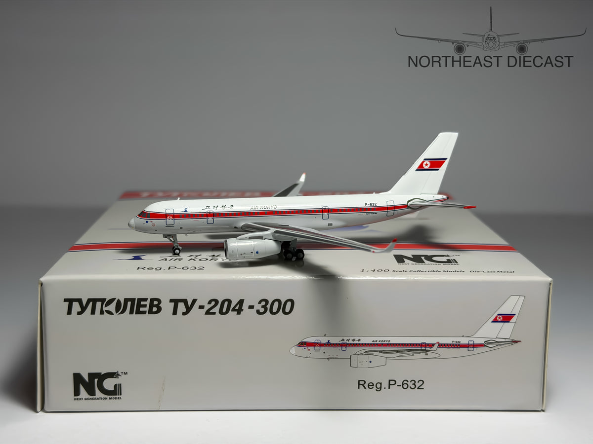 Air Koryo Tupolev TU-204-300 1:400 NG Models P-632 (41001)