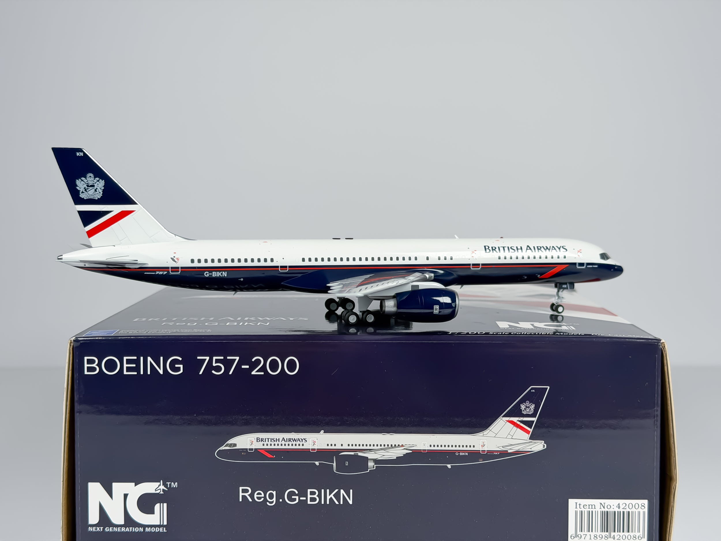 British Airways Boeing 757-200 1:200 NG Models G-BIKN (42008)