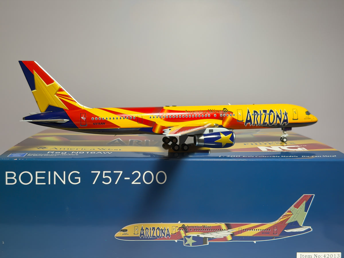 America West Boeing 757-200 1:200 NG Model N916AW (42013)