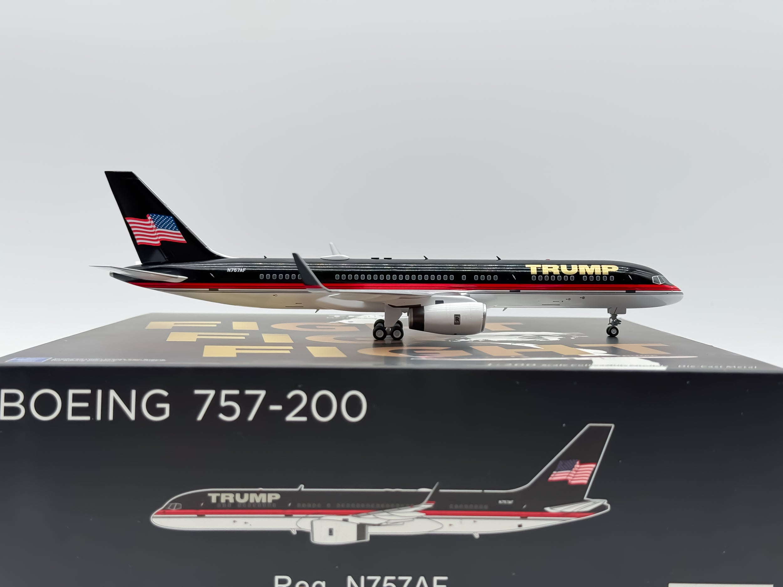 The Trump Organization Boeing 757-200 1:200 NG Models N757AF (42037)