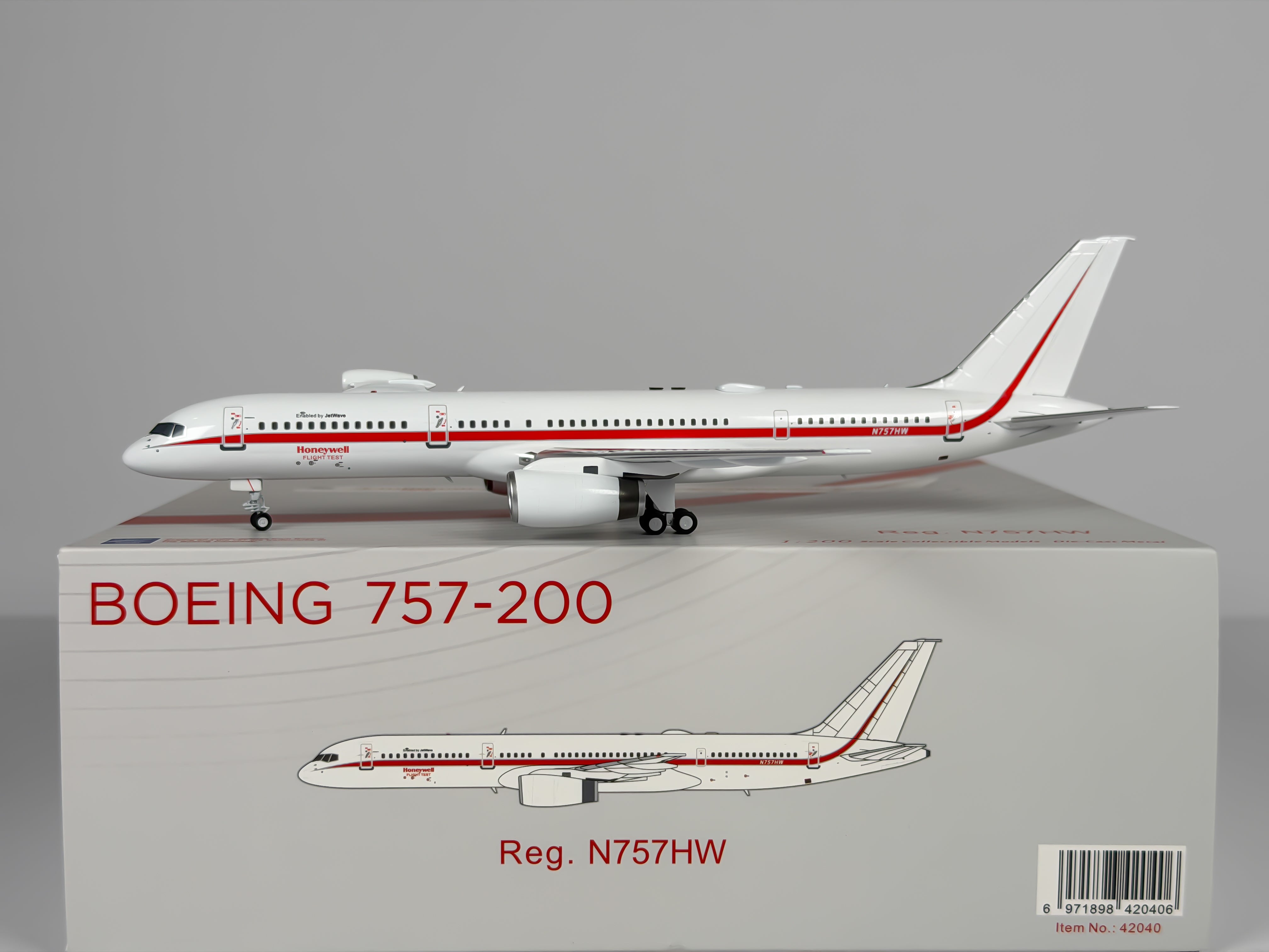 Honeywell Aviation Boeing 757-200 1:200 NG Models N757HW (42040)