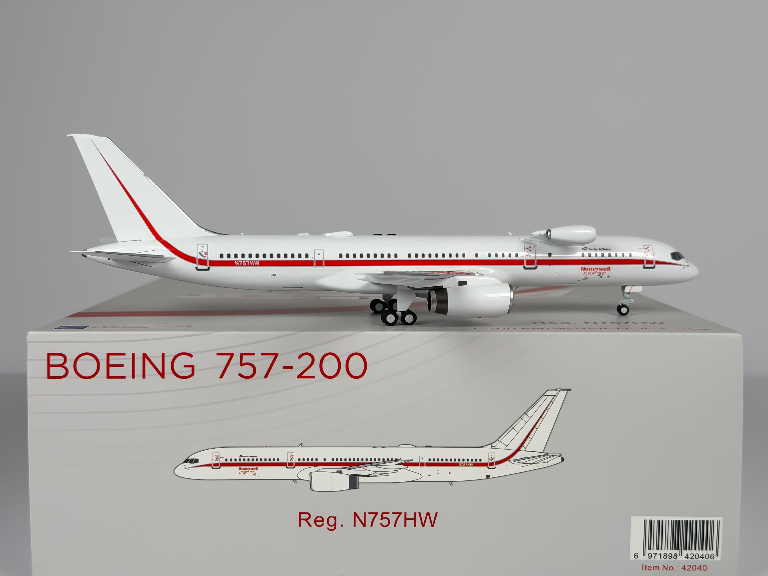 Honeywell Aviation Boeing 757-200 1:200 NG Models N757HW (42040)