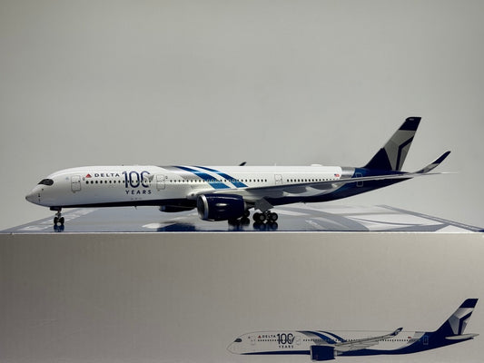 Gemini Jets 1:200 Delta Airlines Airbus A350-900 N527DN "100 Years" G2DAL1400 w/stand