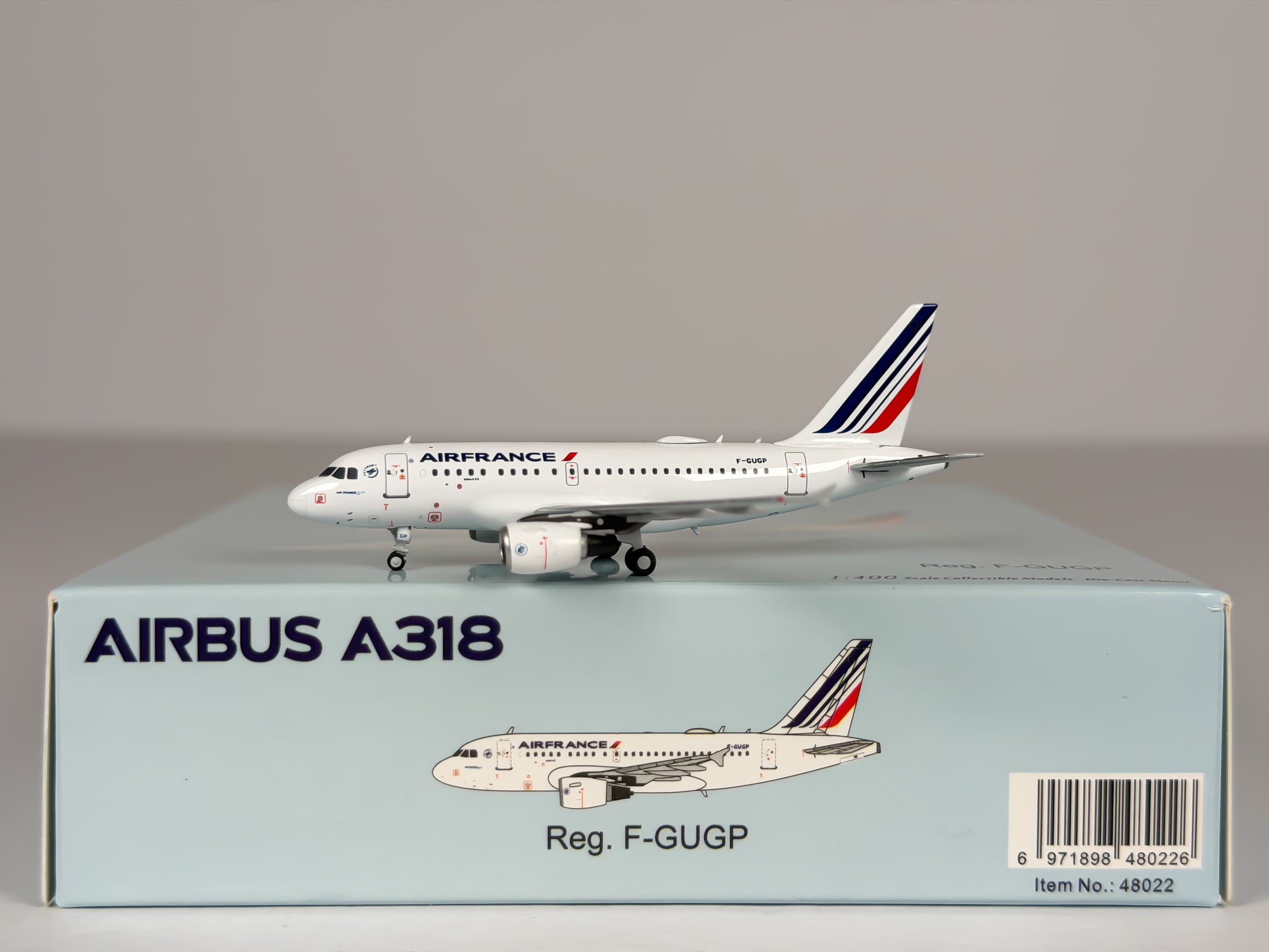 Air France Airbus A318-100 1:400 NG Models F-GUGP (48022)