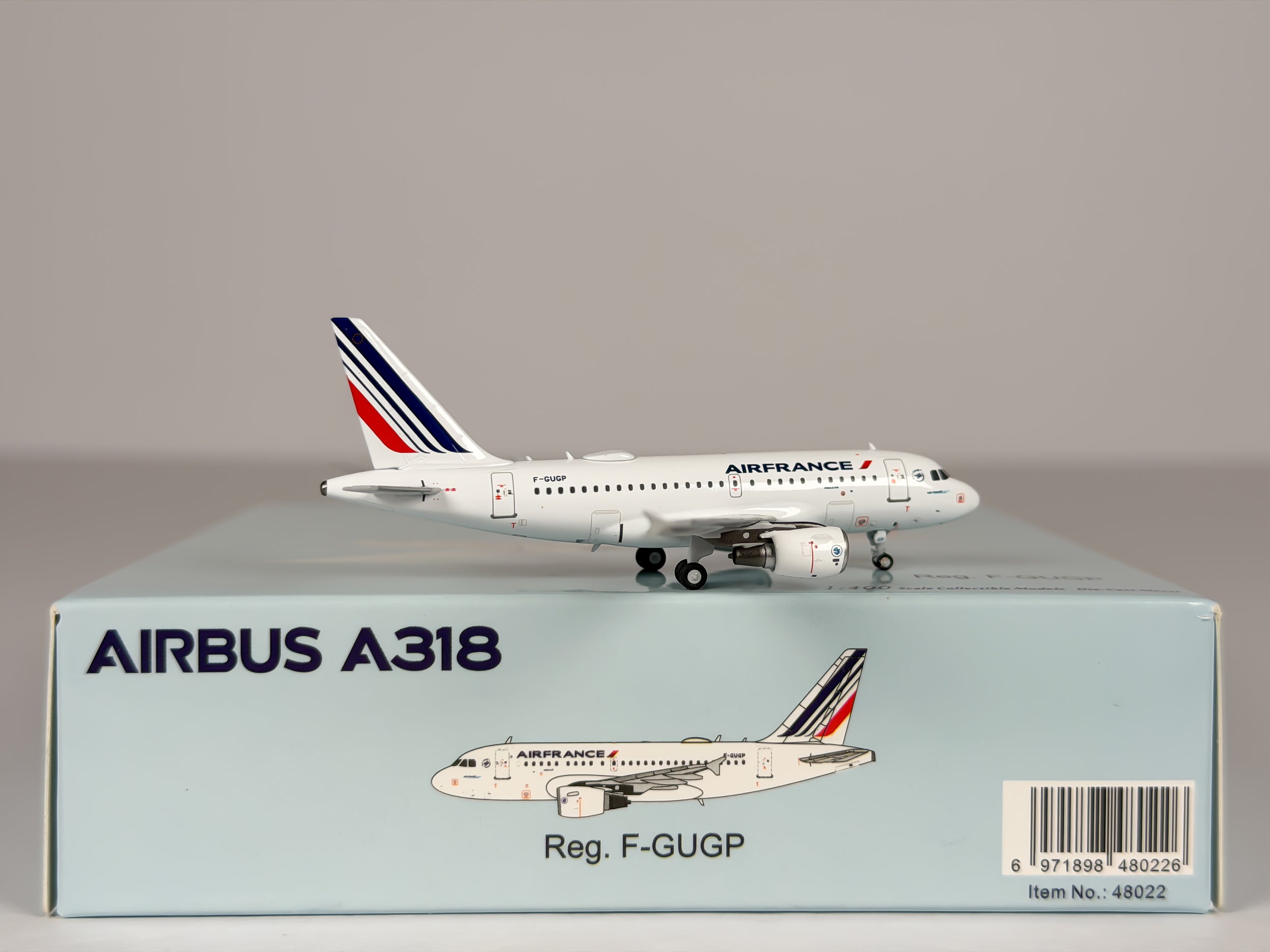 Air France Airbus A318-100 1:400 NG Models F-GUGP (48022)