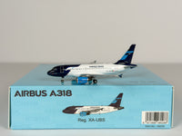 Mexicana Airbus A318-100 1:400 NG Models XA-UBS (48028)