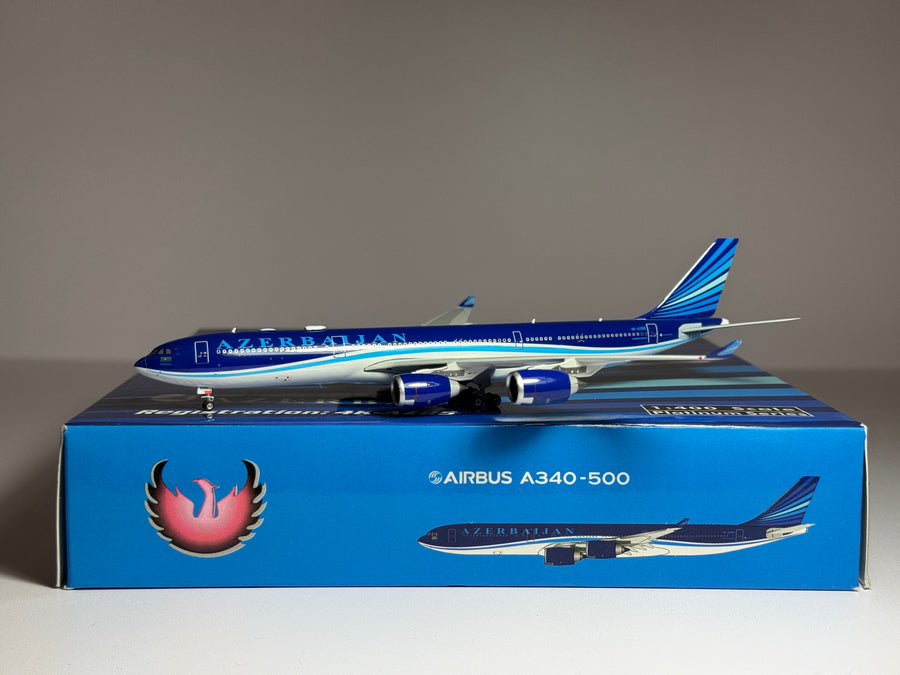Phoenix Models 1:400 Azerbaijan Airbus A340-500 4K-AZ85 PH4AHY127