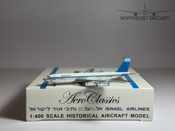 El AL Israel Boeing 707-320C 1:400 Aeroclassics 4X-ATY (AC18132)