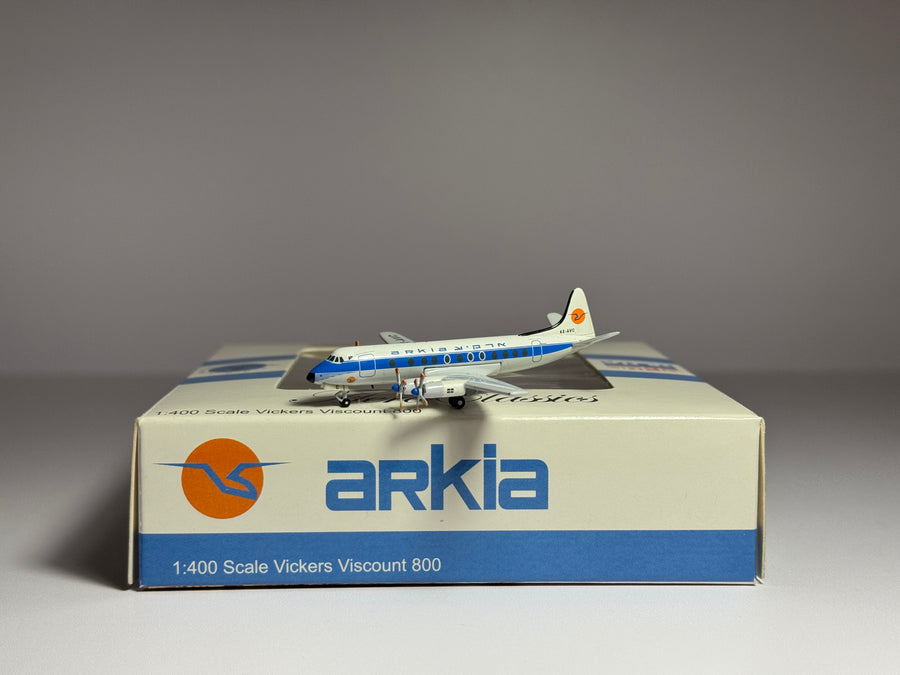Aeroclassics 1:400 Arkia Israel Airlines Vickers Viscount 800 4X-AVC AC411040C
