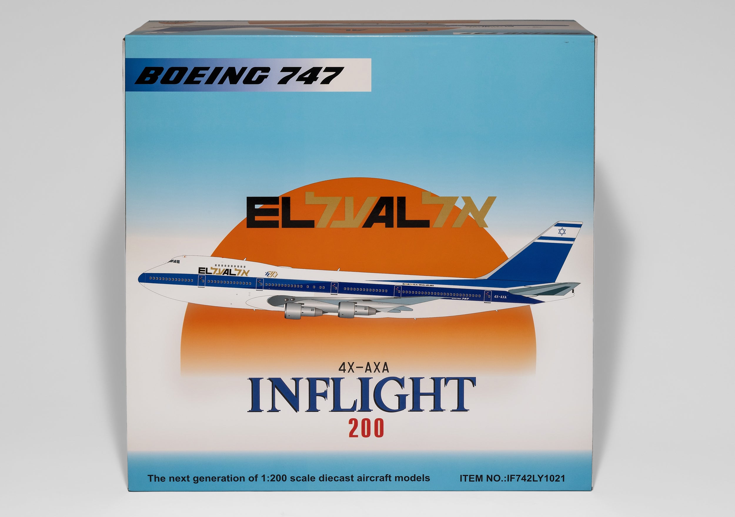 Inflight200 El Al Boeing 747-200 4X-AXA old colors IF742LY1021