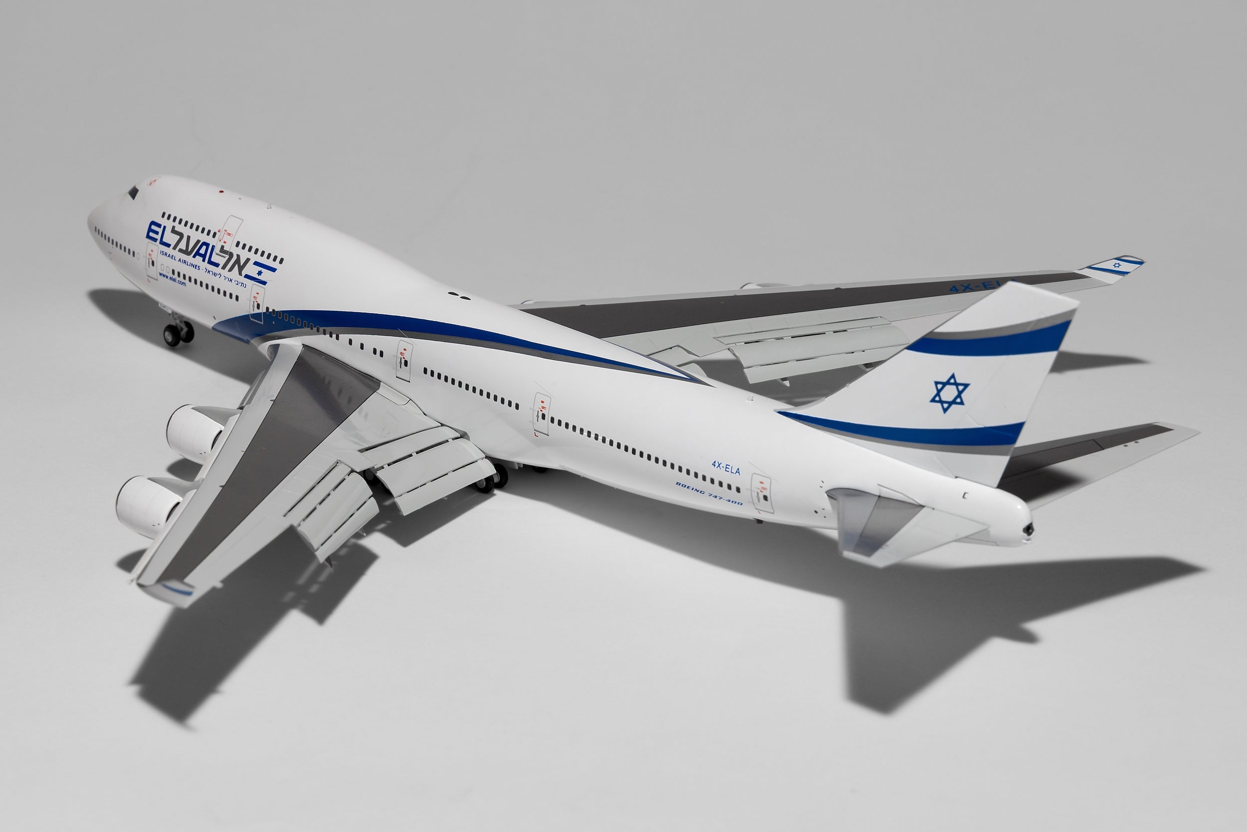 JC Wings 1:200 El Al Boeing 747-400 4X-ELA current colors XX20319A
