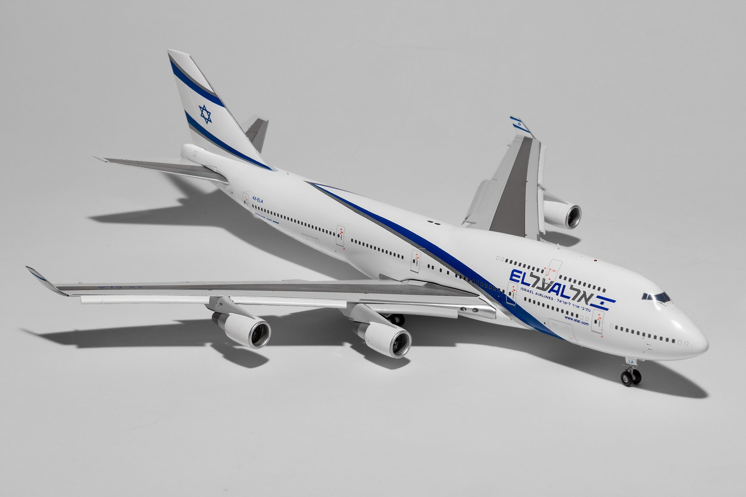 JC Wings 1:200 El Al Boeing 747-400 4X-ELA current colors XX20319A