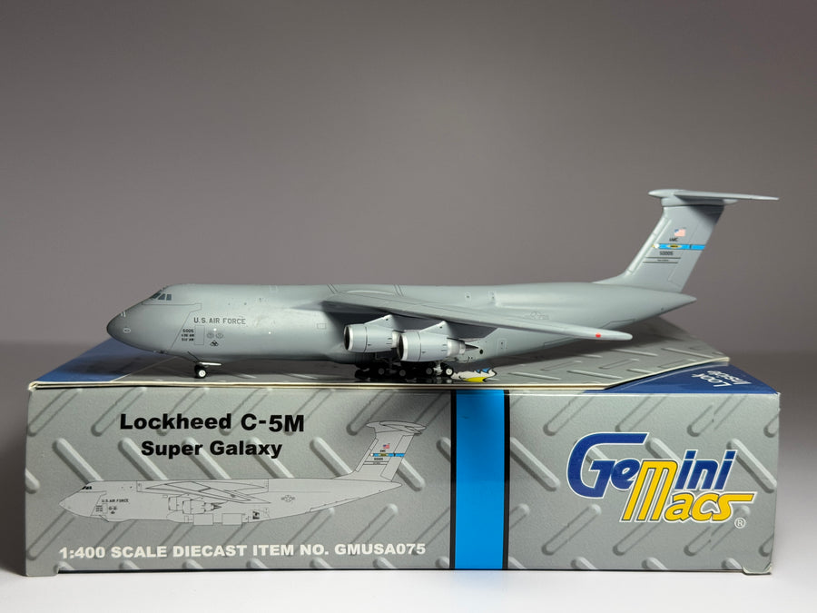 1:400 Gemini Jets USAF Lockheed C-5 Super Galaxy 50005 Dover AFB GMUSA075