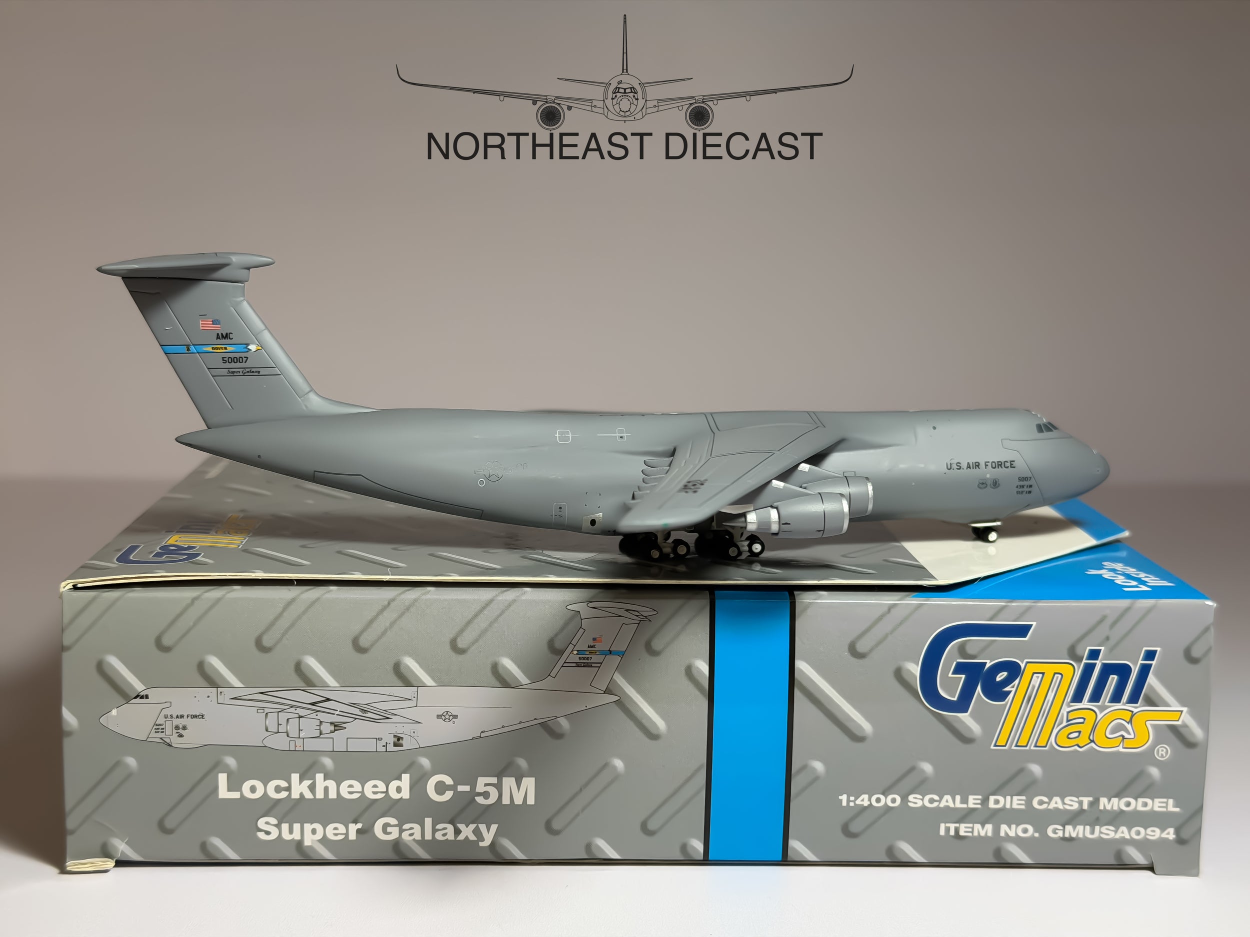 USAF Lockheed C-5M 1:400 Gemini Jets 50007 (GMUSA094)