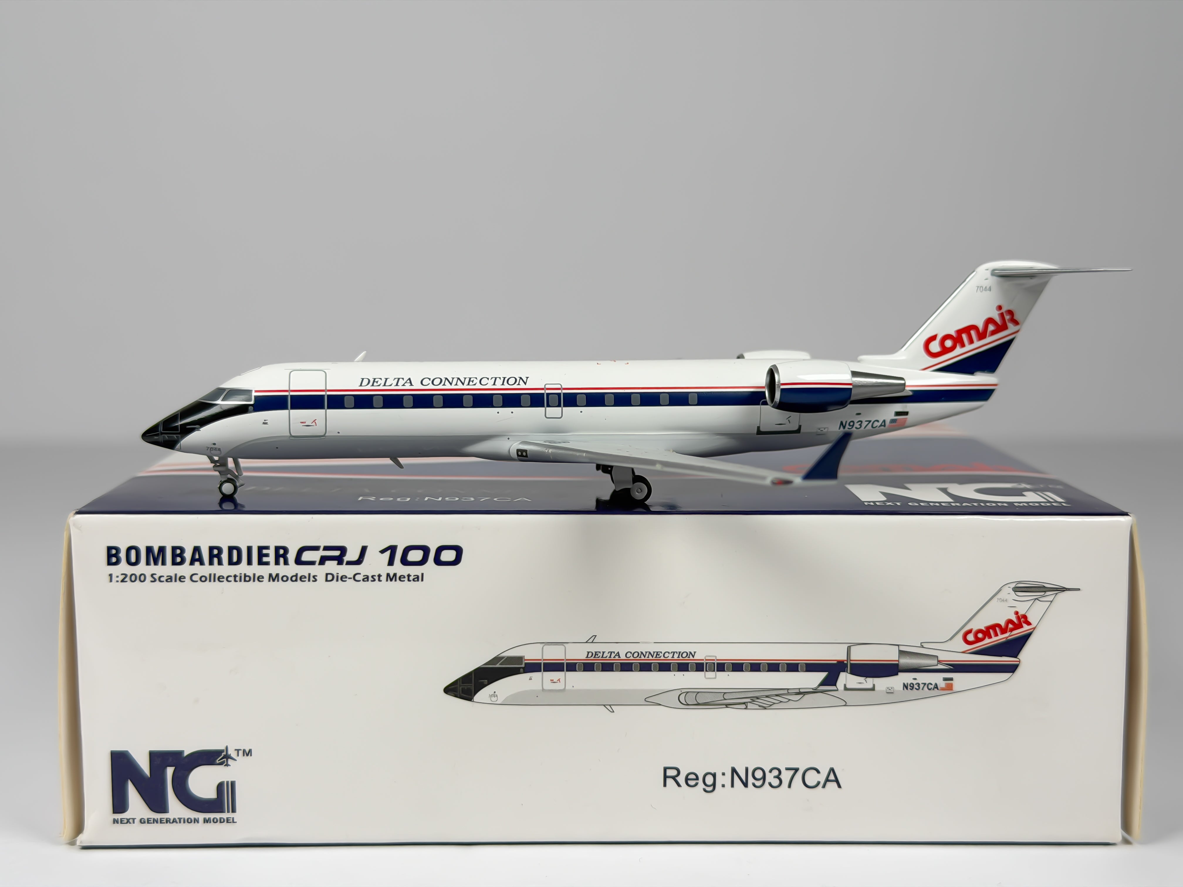 Delta Connection Bombardier CRJ200 1:200 NG Models N937CA (51009)