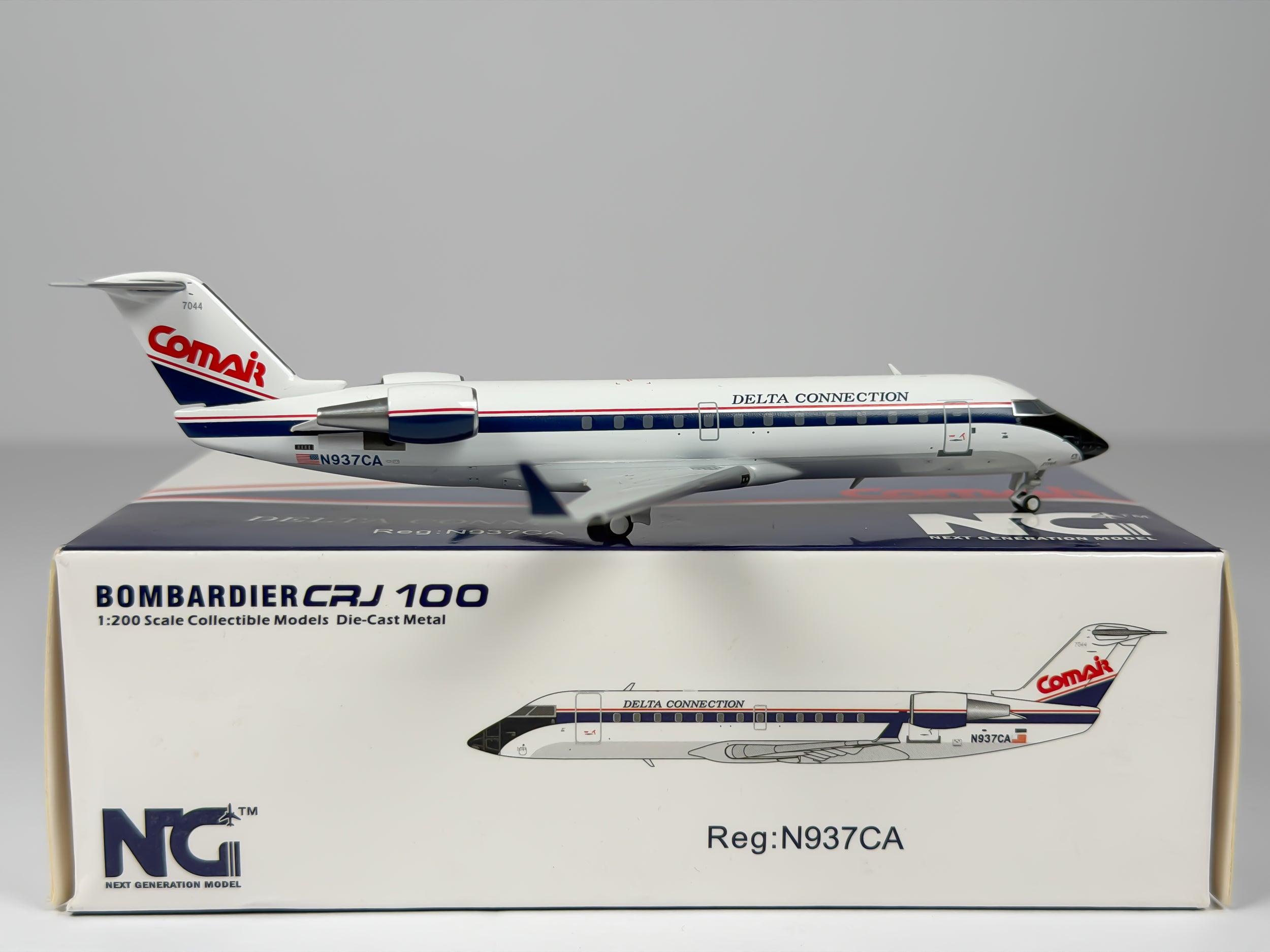 Delta Connection Bombardier CRJ200 1:200 NG Models N937CA (51009)