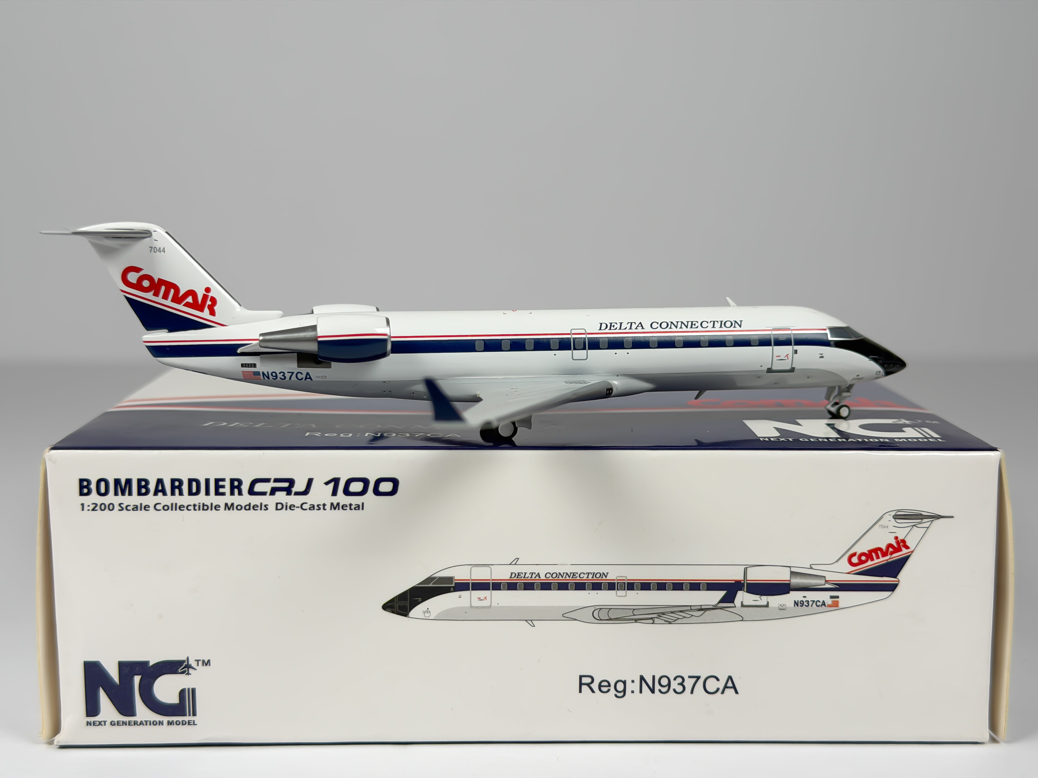 Delta Connection Bombardier CRJ200 1:200 NG Models N937CA (51009)