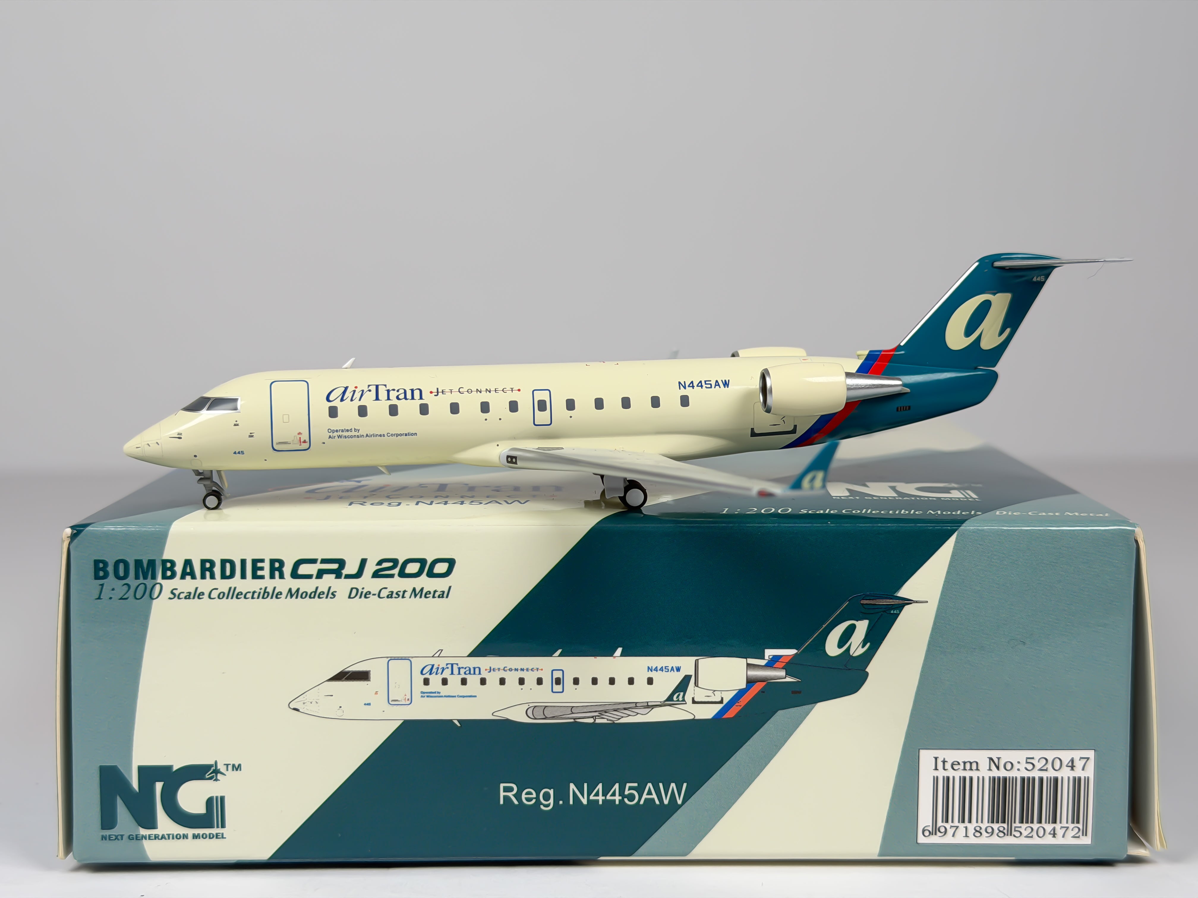 AirTran JetConnect Bombardier CRJ200 1:200 NG Models N445AW (52047)