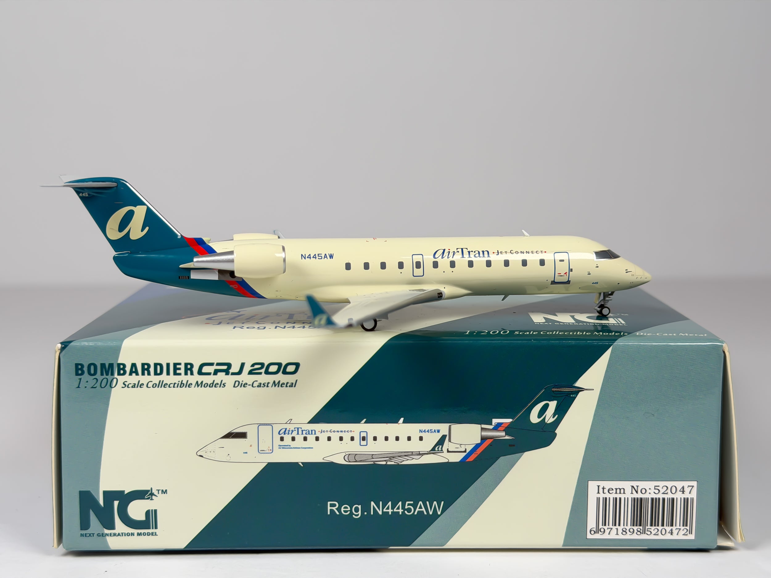 AirTran JetConnect Bombardier CRJ200 1:200 NG Models N445AW (52047)