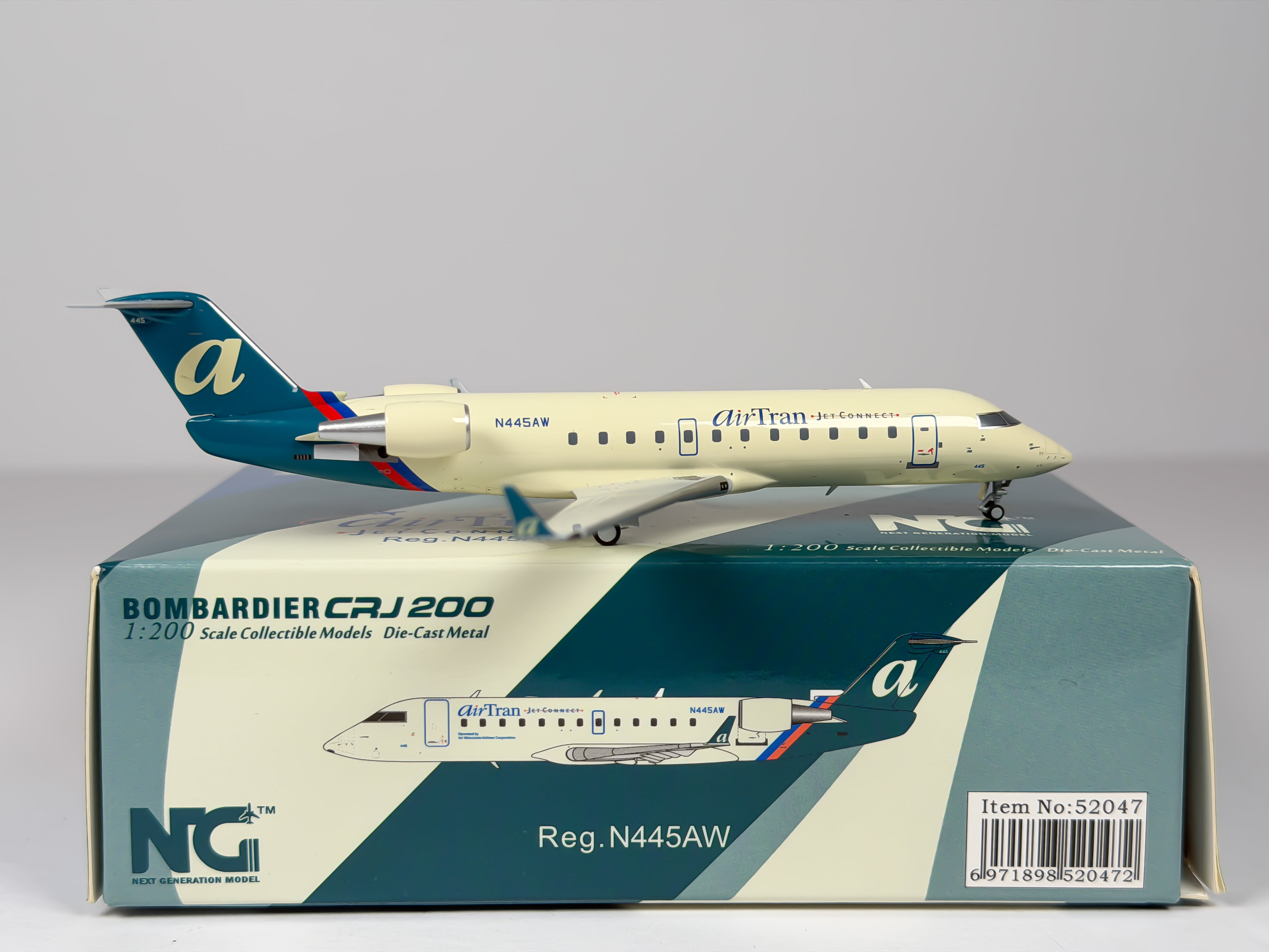 AirTran JetConnect Bombardier CRJ200 1:200 NG Models N445AW (52047)